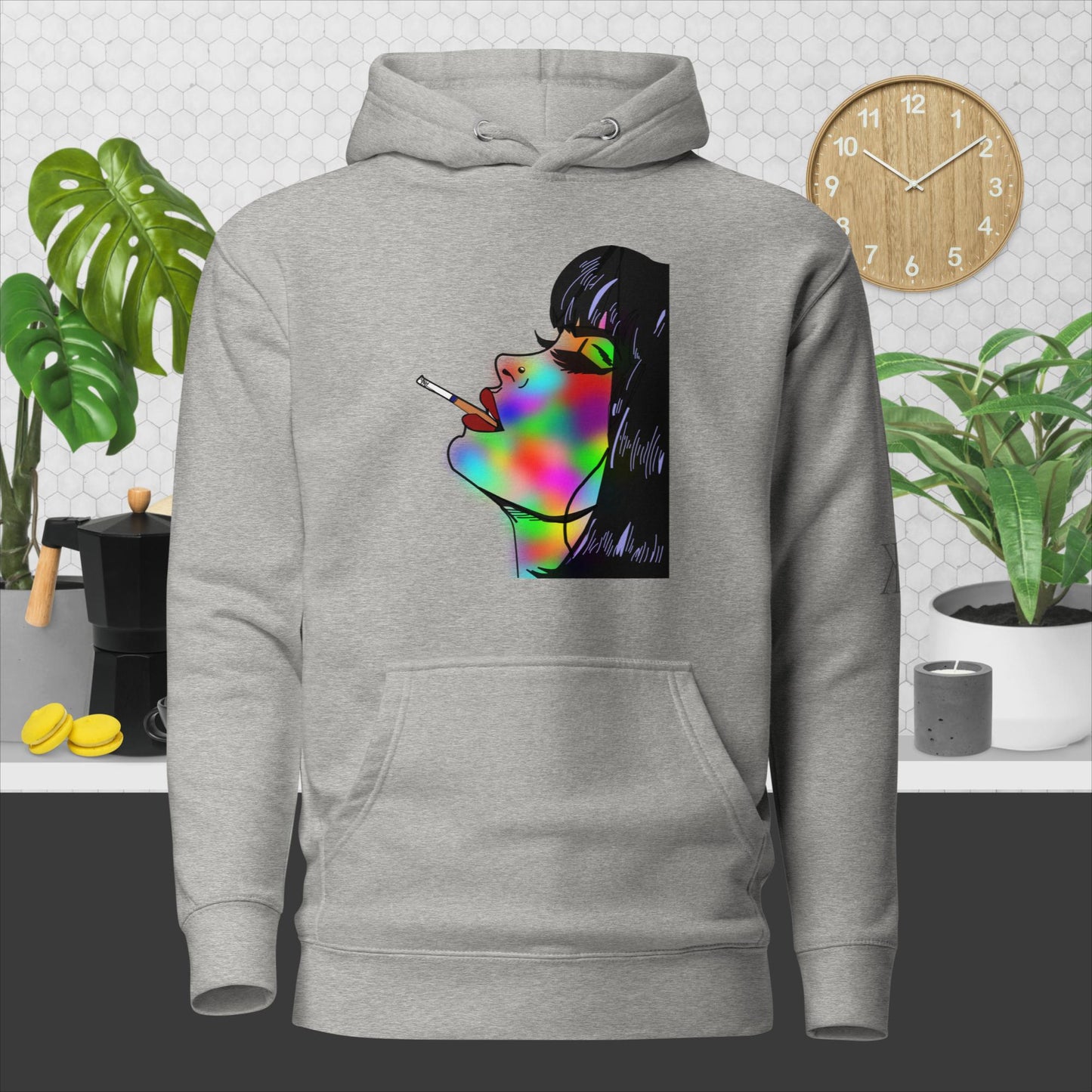 Graffiti Woman Hoodie - KolorsDesigns