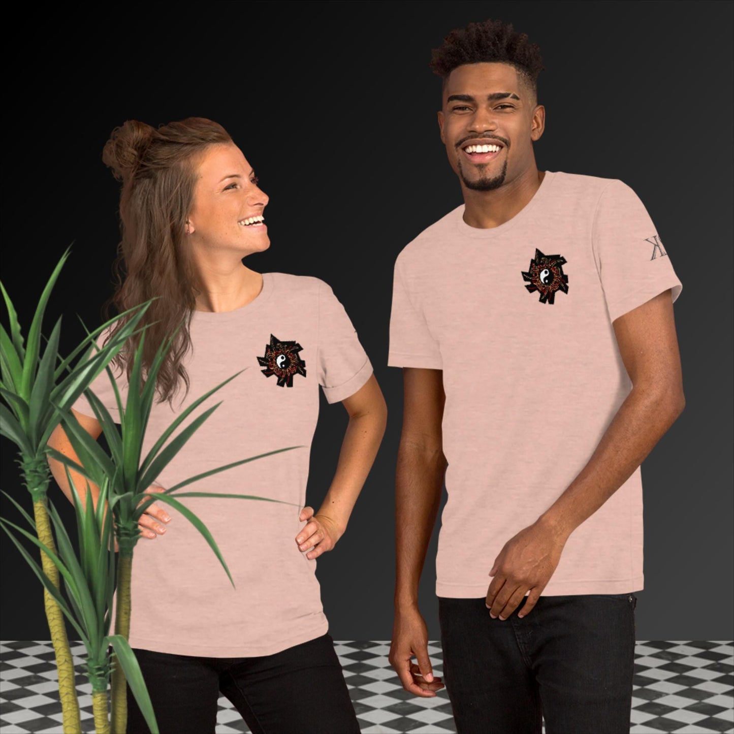 Graffiti Yin - Yang T-Shirt - KolorsDesigns
