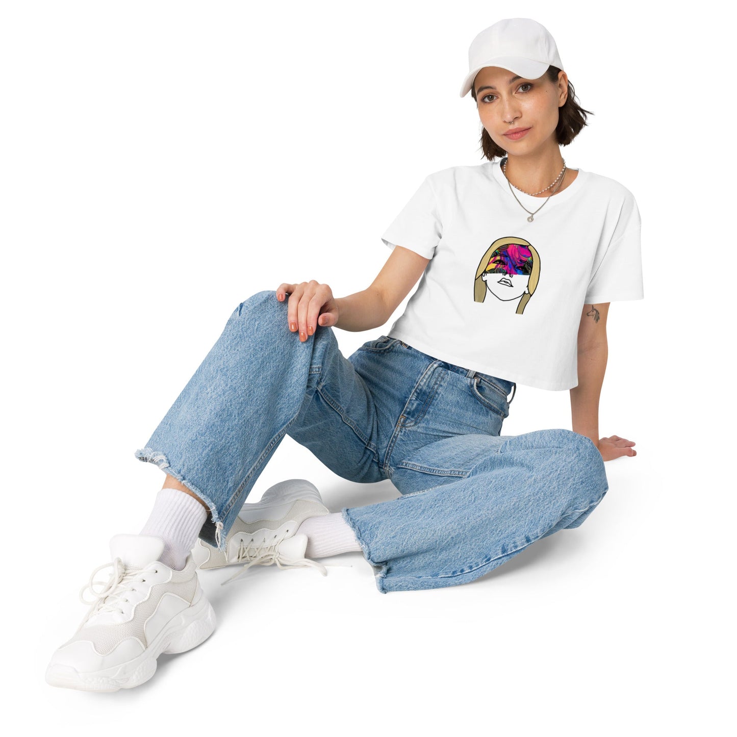 Insane in the Brain Crop Top - KolorsDesigns