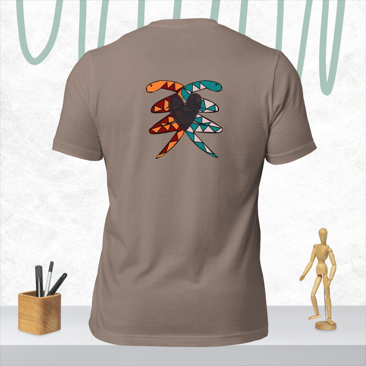 Snake Heart T-shirt - KolorsDesigns