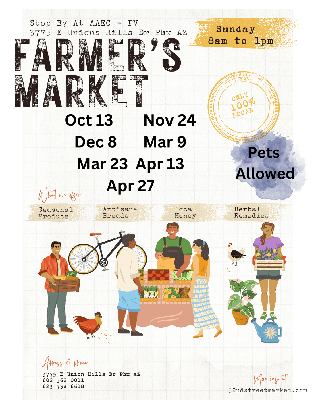 AAEC Farmers Market - KolorsDesigns