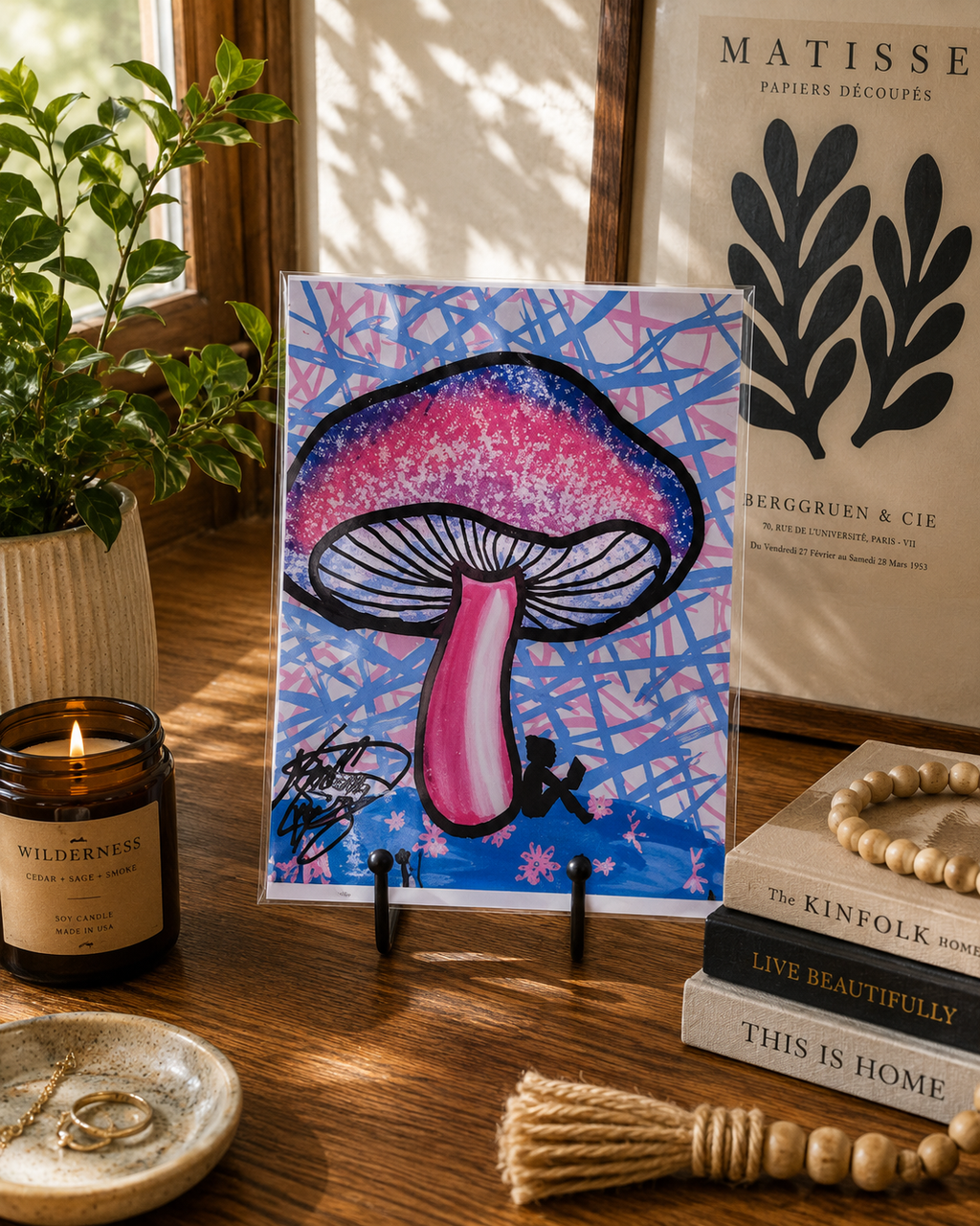Daydream Mushroom Print