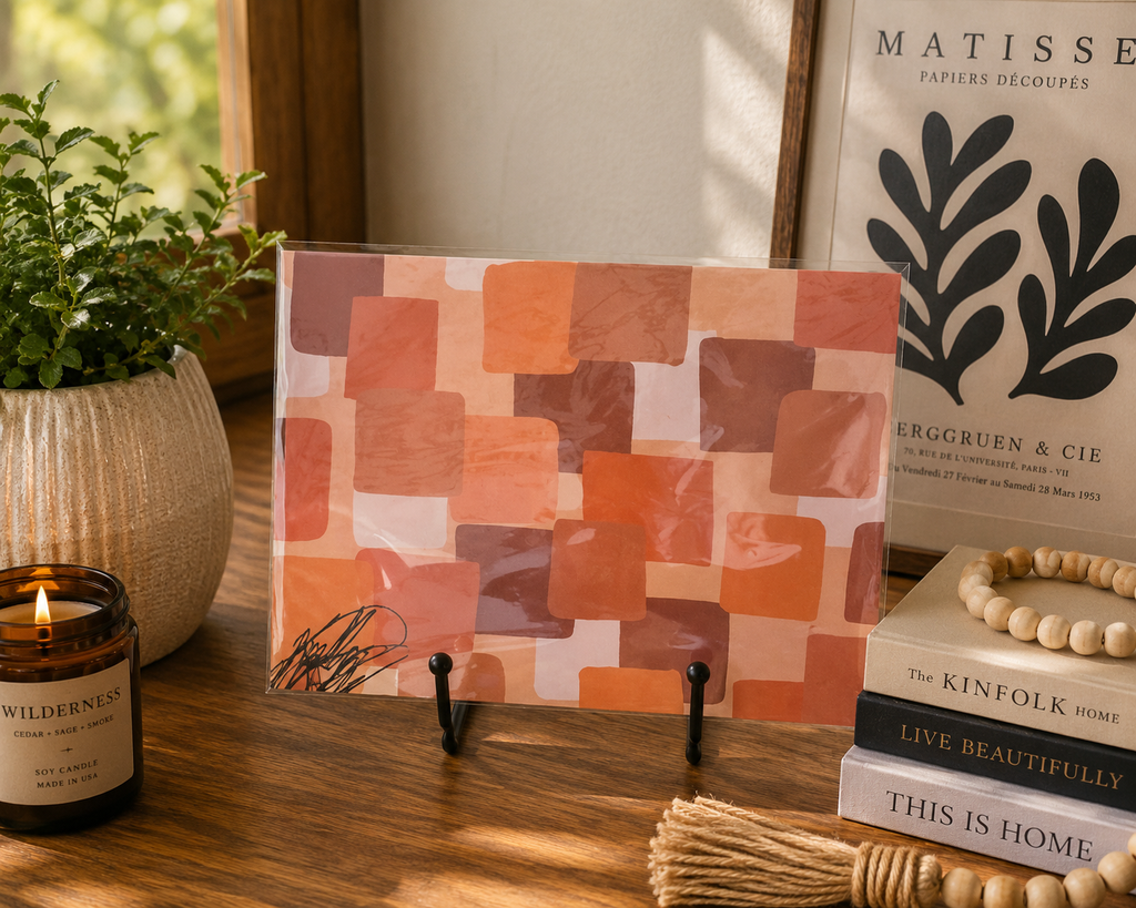 Terracotta Rhythm Print