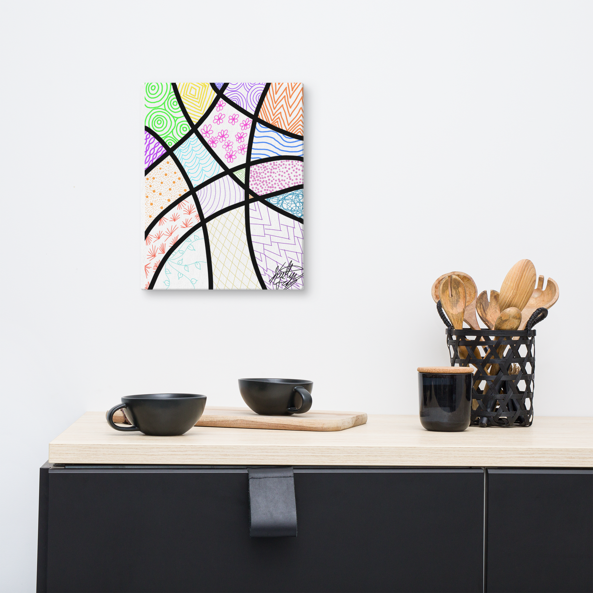 Organized Chaos Canvas