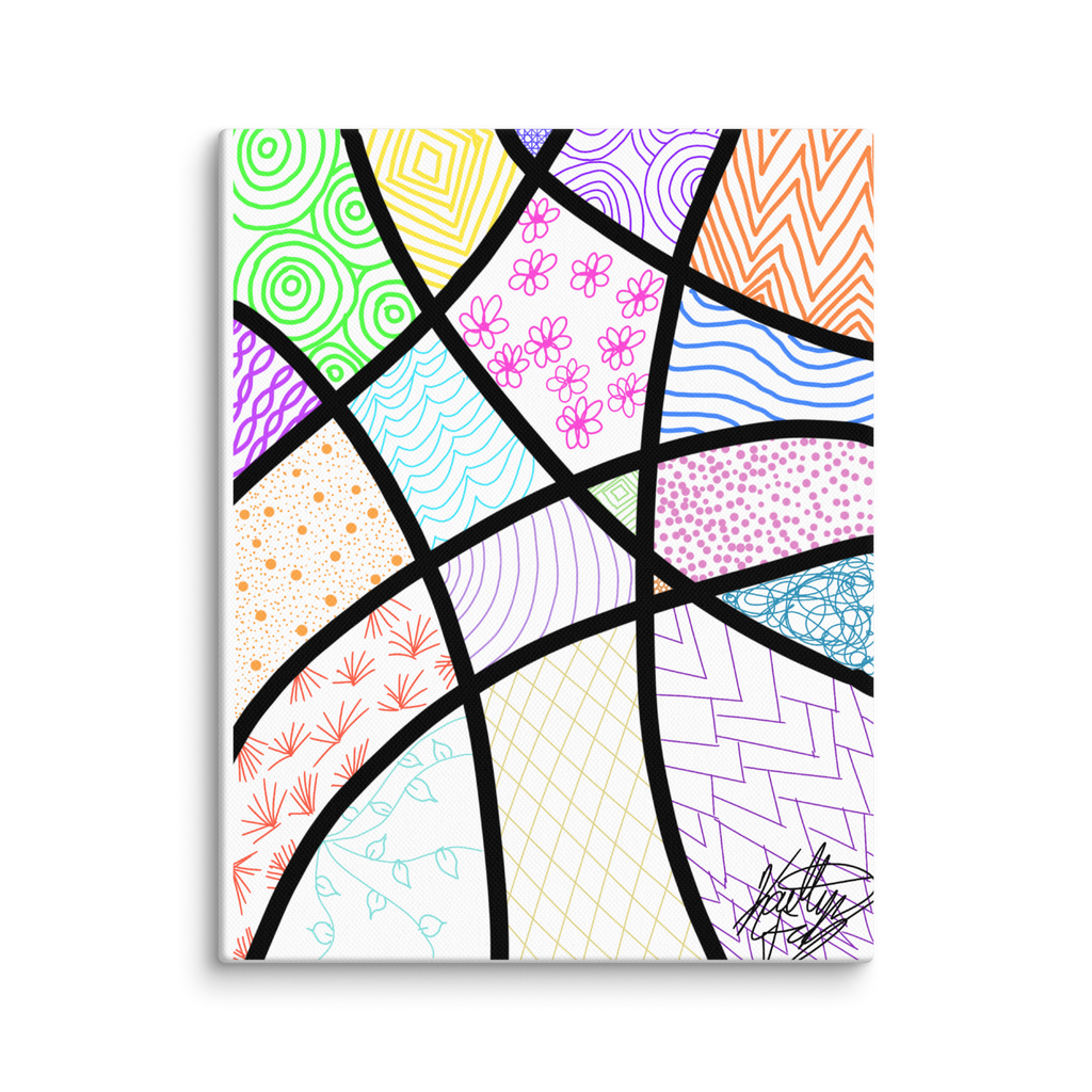 Organized Chaos Canvas