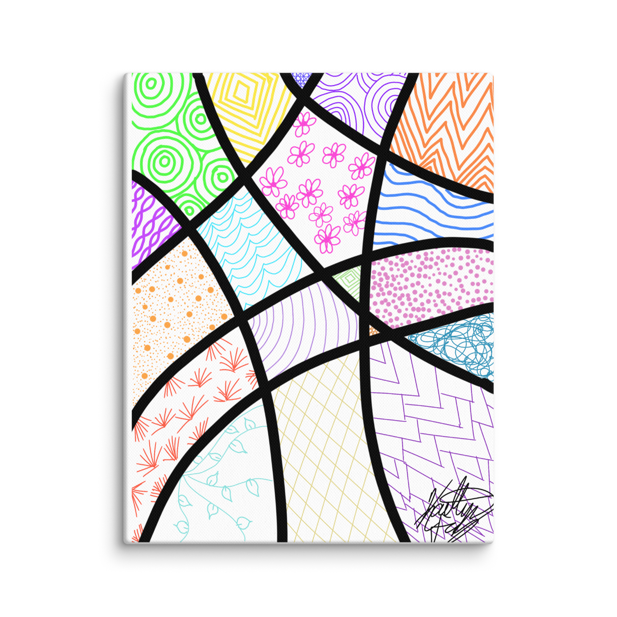 Organized Chaos Canvas