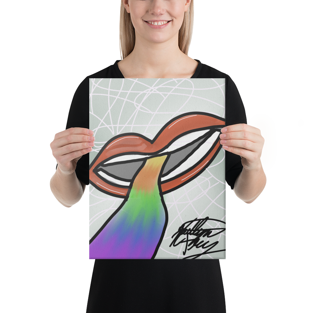 Rainbow Road Canvas