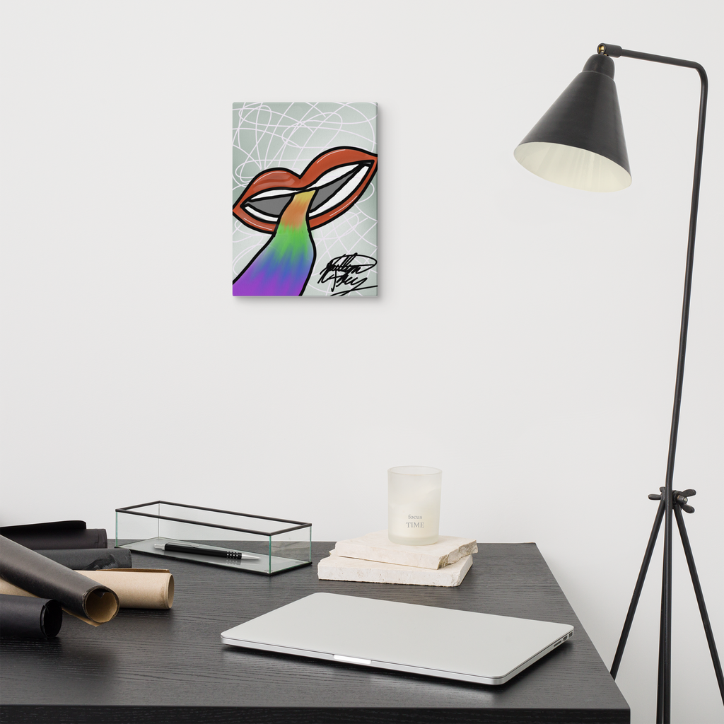 Rainbow Road Canvas