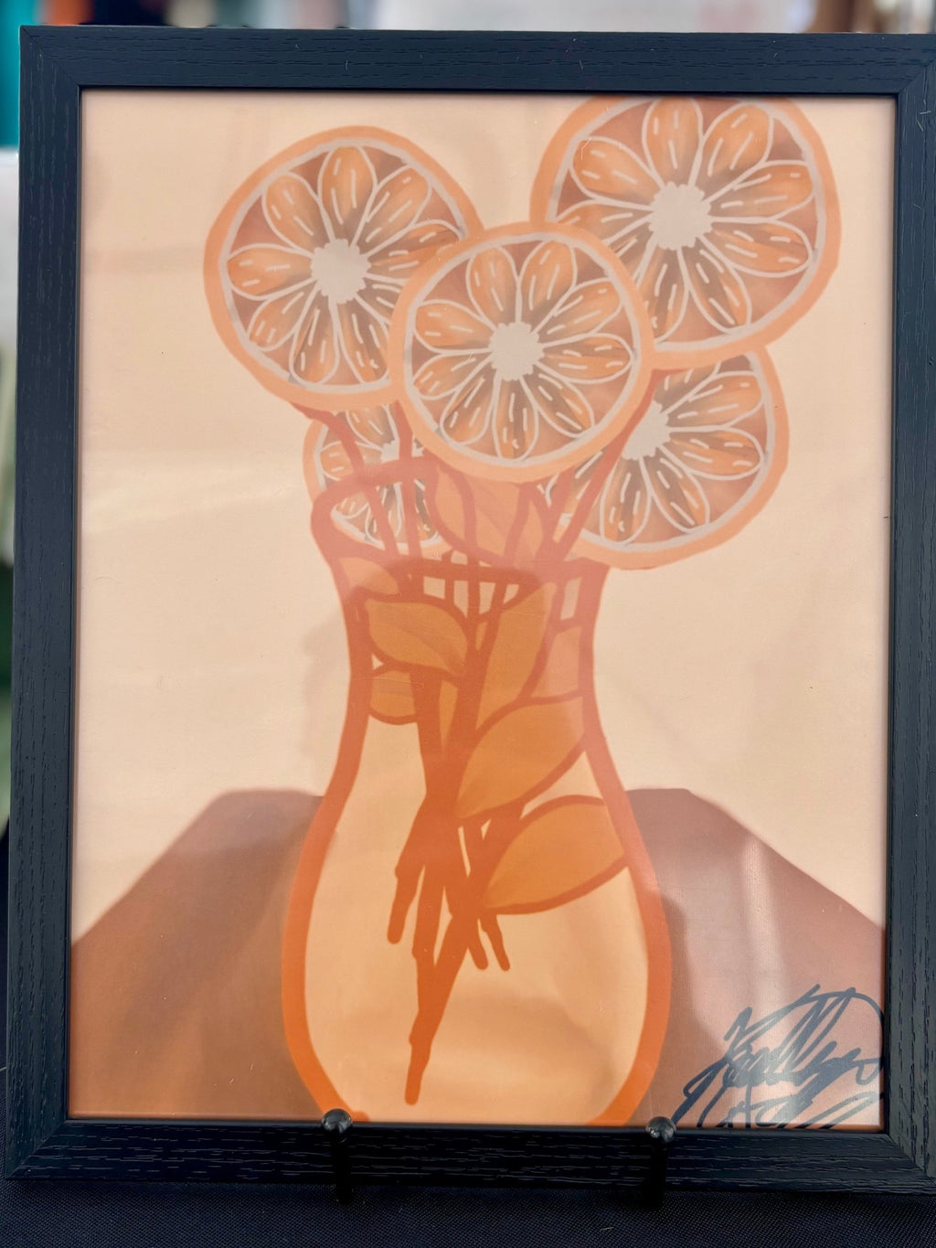 Citrus Bloom Framed Print - KolorsDesigns