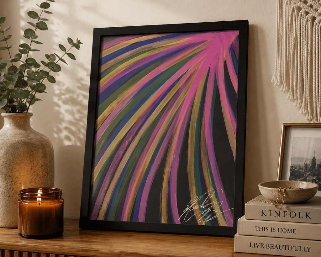 Color Current Framed Print - KolorsDesigns