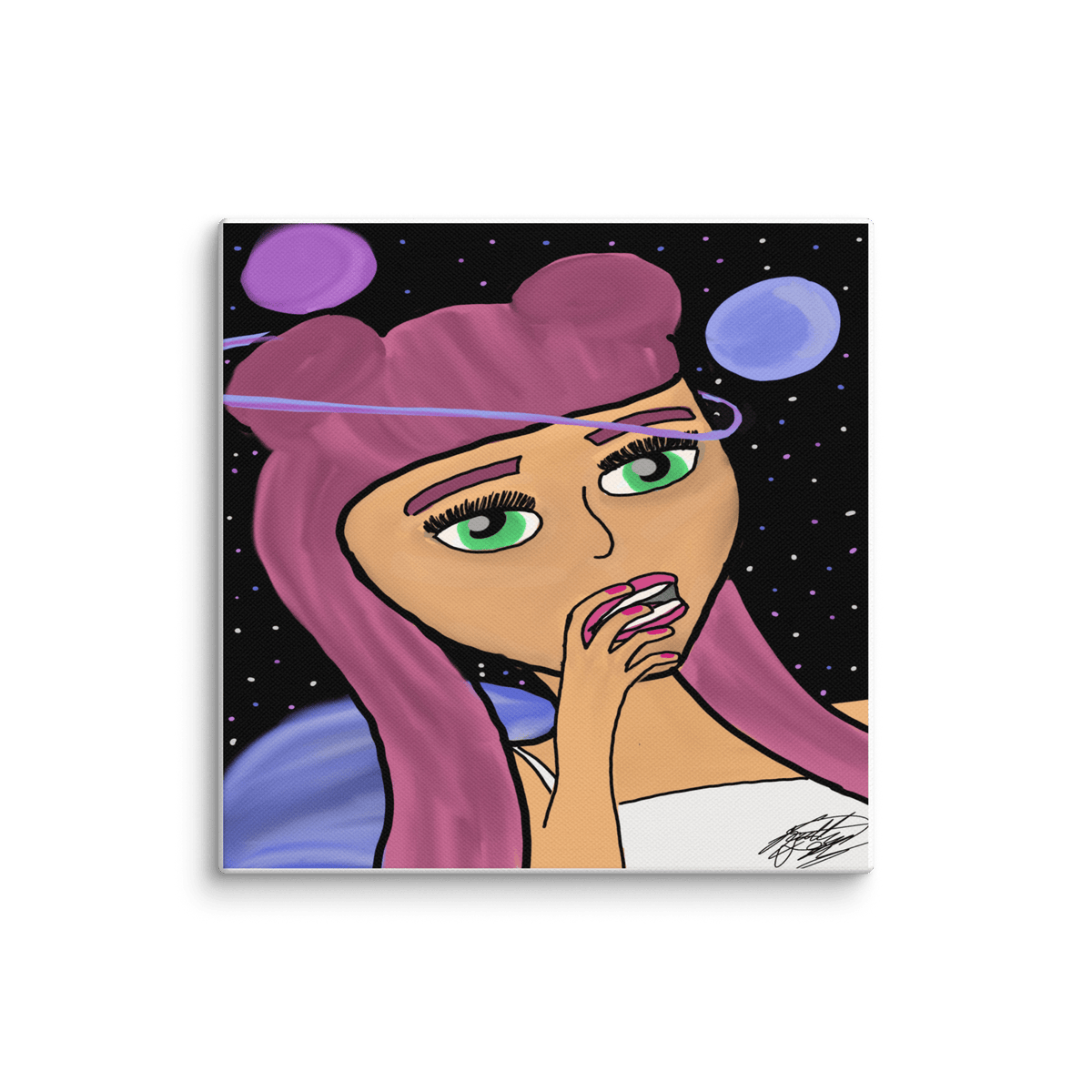 Cosmic Reverie Canvas - KolorsDesigns