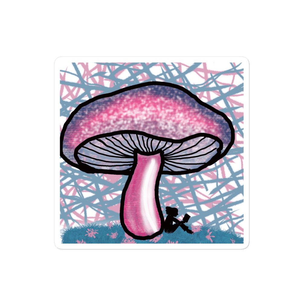Daydream Mushroom Vinyl Sticker - KolorsDesigns