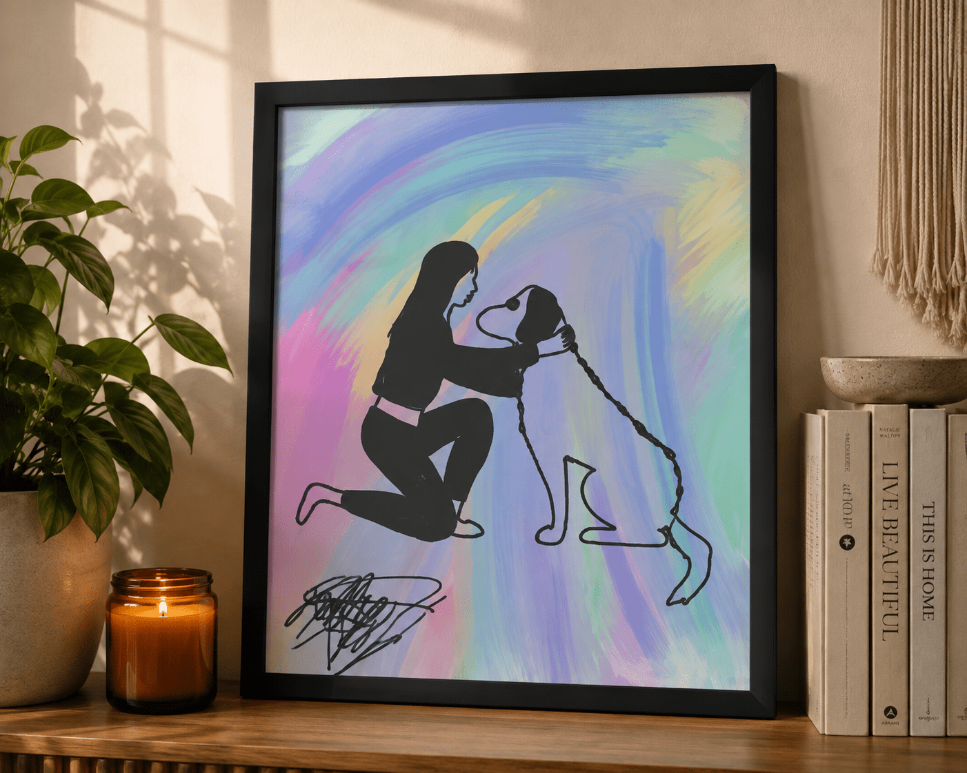 Devotion Framed Print - KolorsDesigns