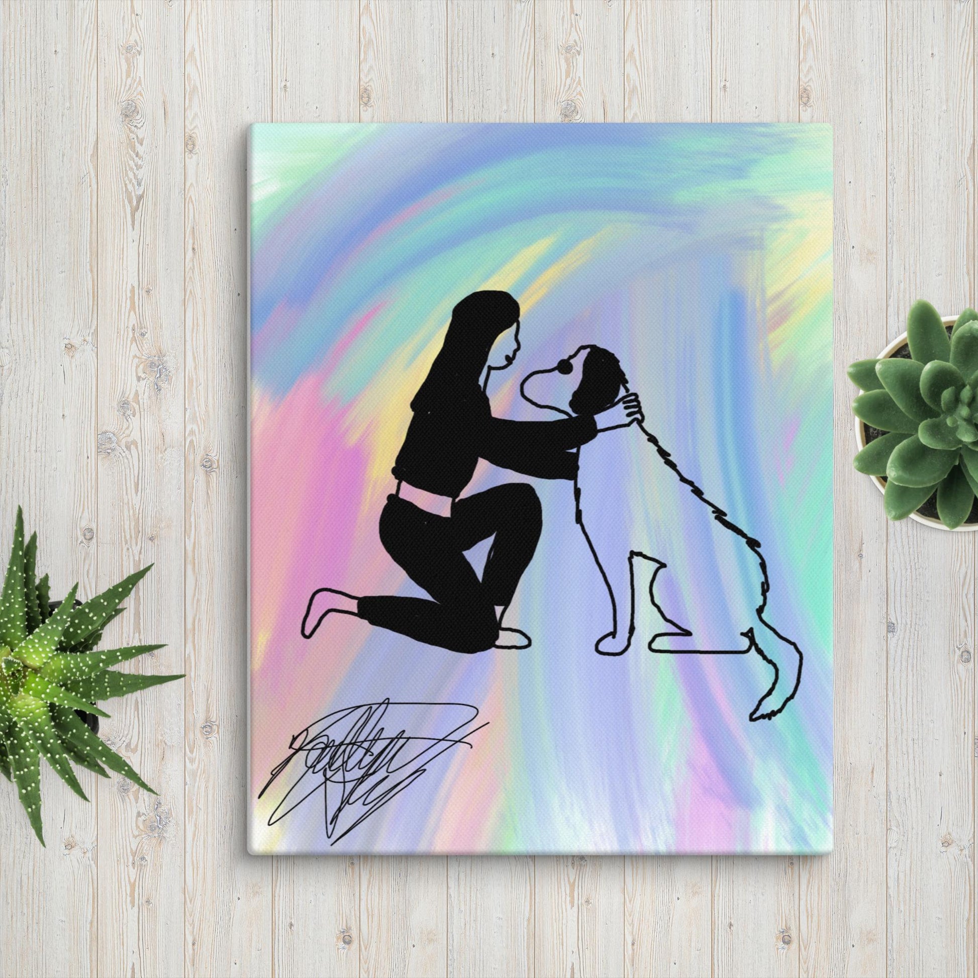 Dog Love 8”x10” - KolorsDesigns