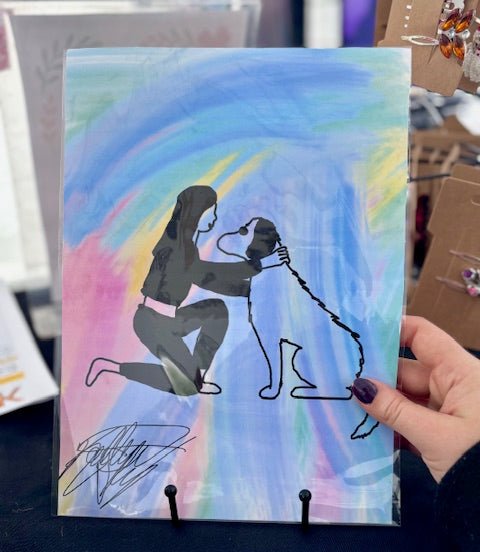 Dog Love Large Print - KolorsDesigns