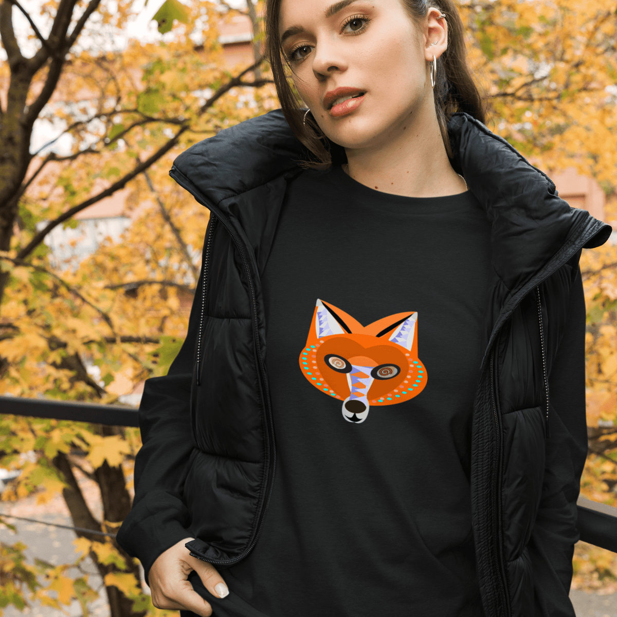Ember Fox Long Sleeve - KolorsDesigns