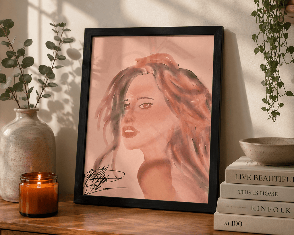Ember Rose Framed Print - KolorsDesigns