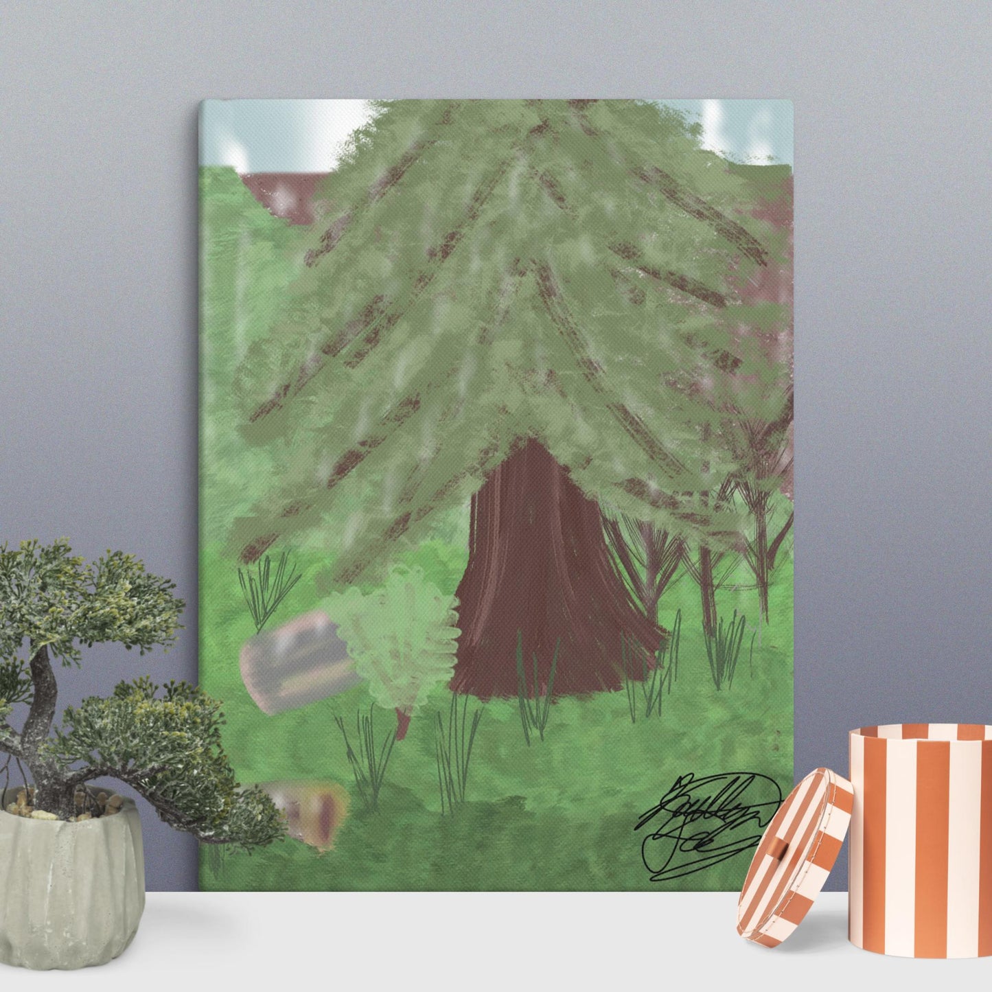 Forest View Canvas 12"x16" - KolorsDesigns