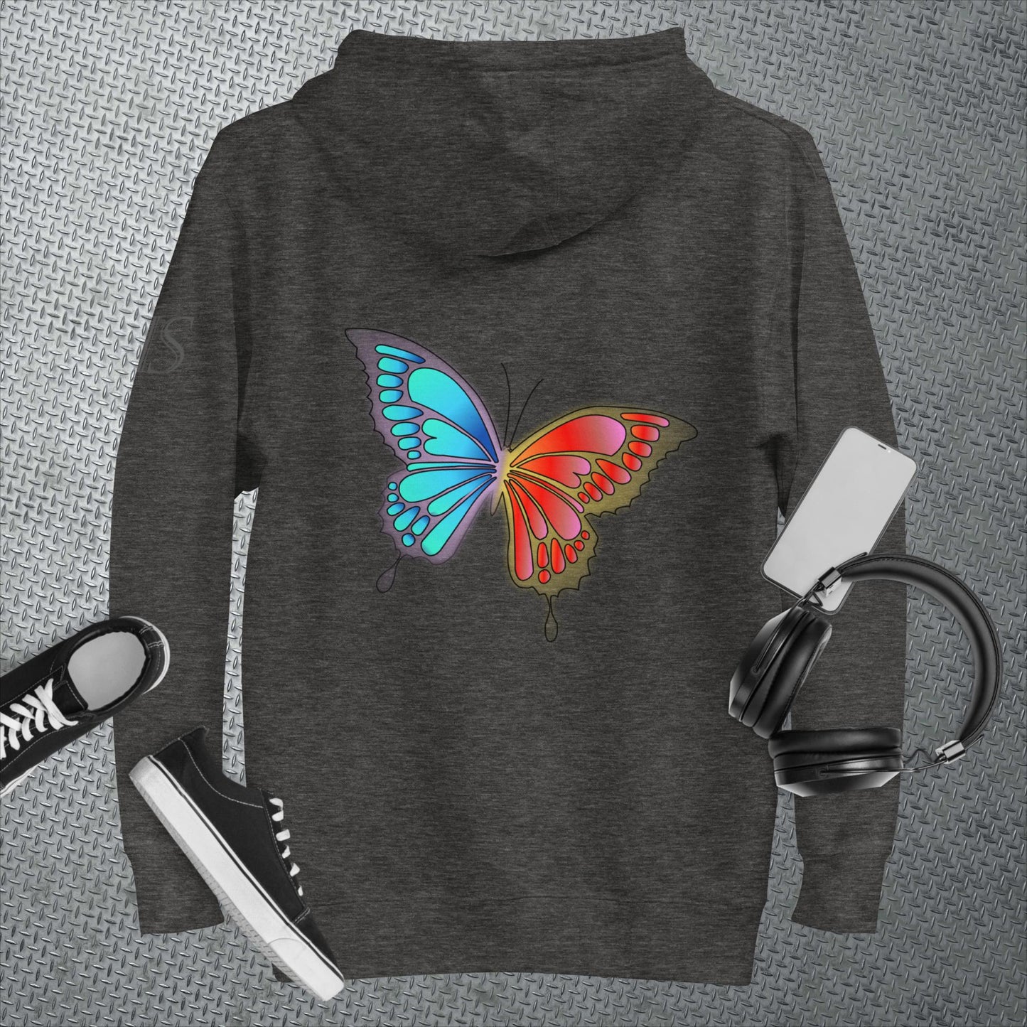 Graffiti Butterfly Hoodie - KolorsDesigns