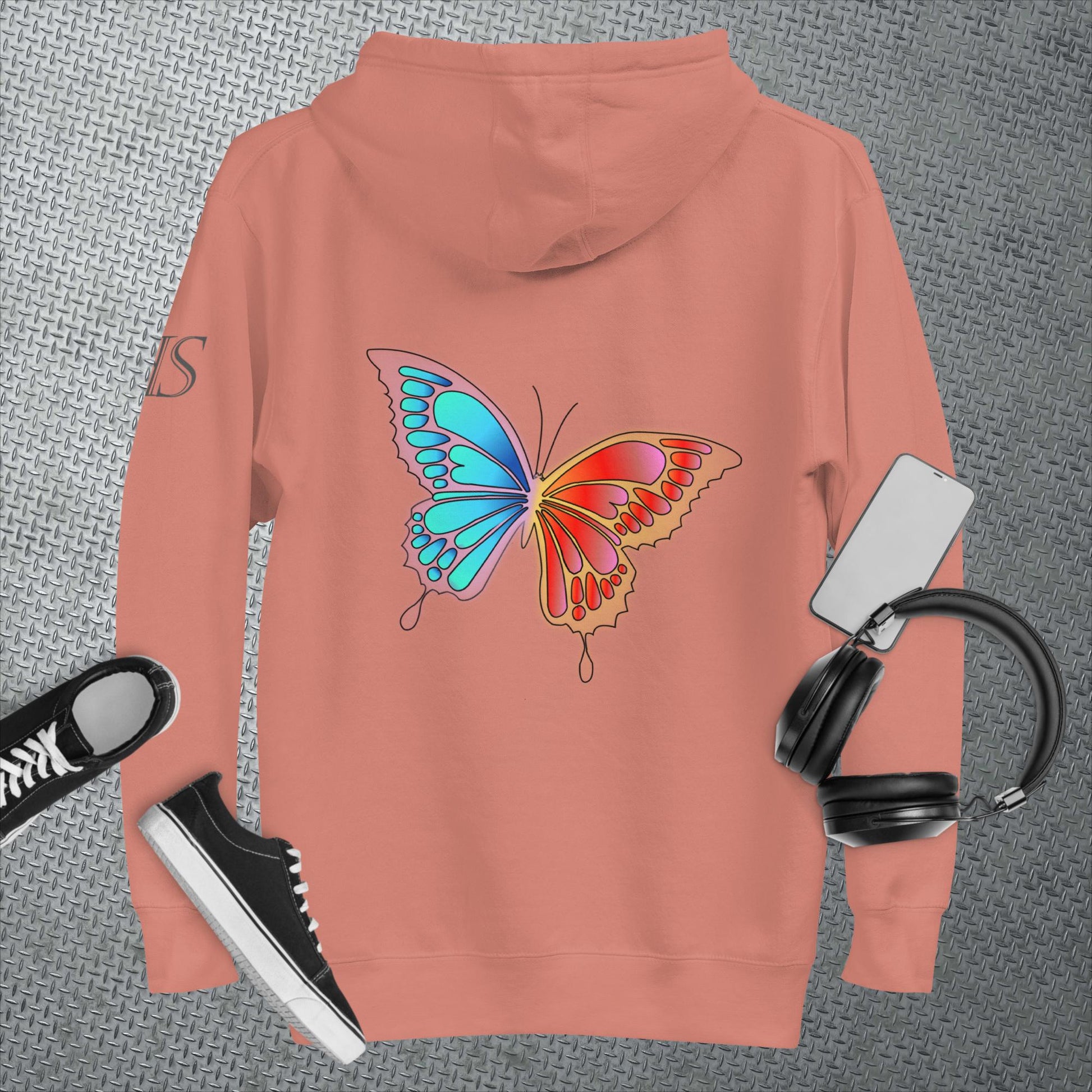 Graffiti Butterfly Hoodie - KolorsDesigns