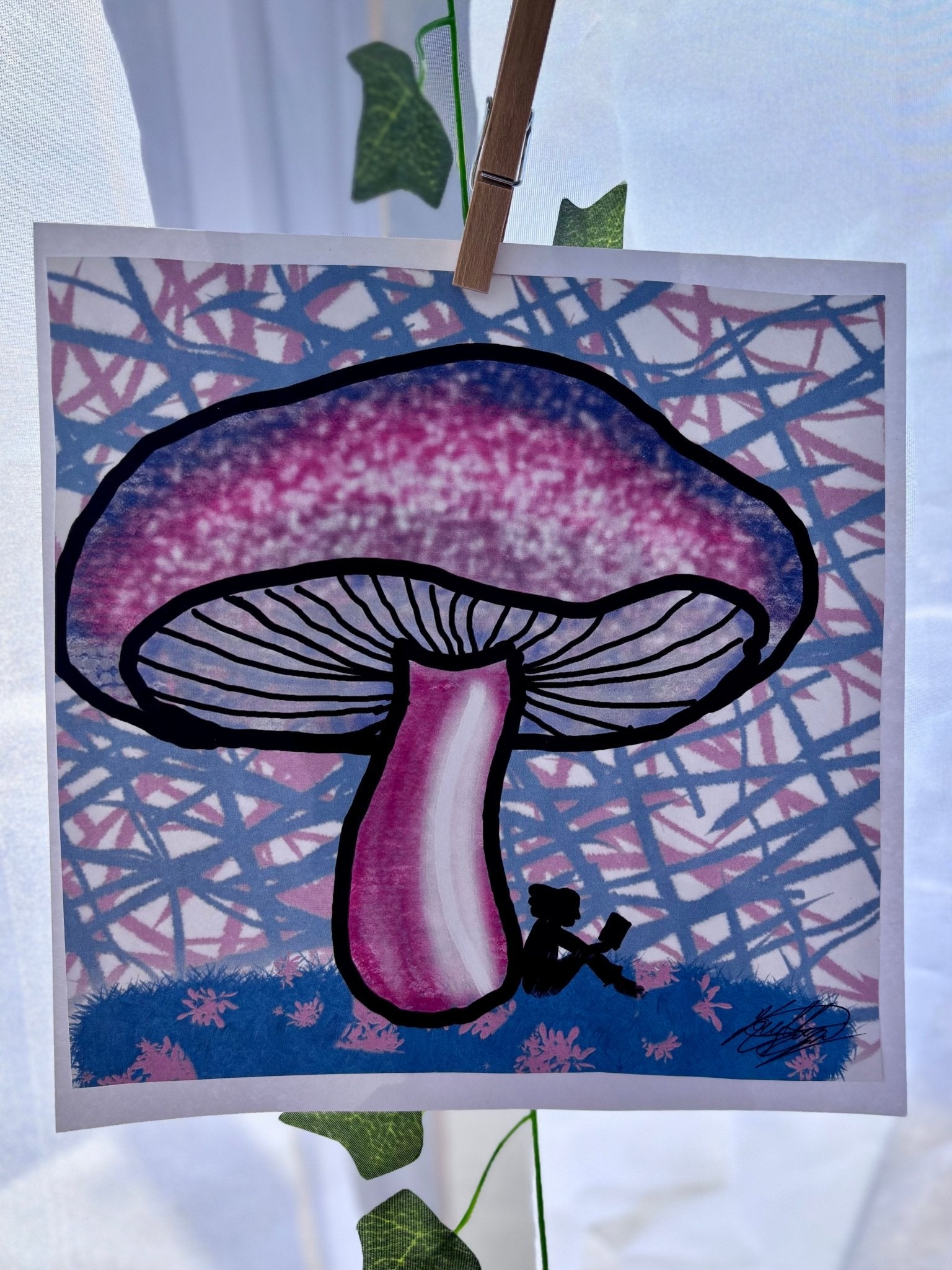 Graffiti Mushroom Print - KolorsDesigns