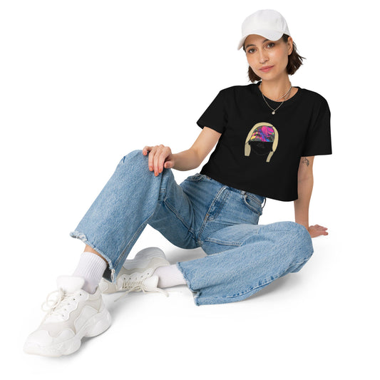 Insane in the Brain Crop Top - KolorsDesigns