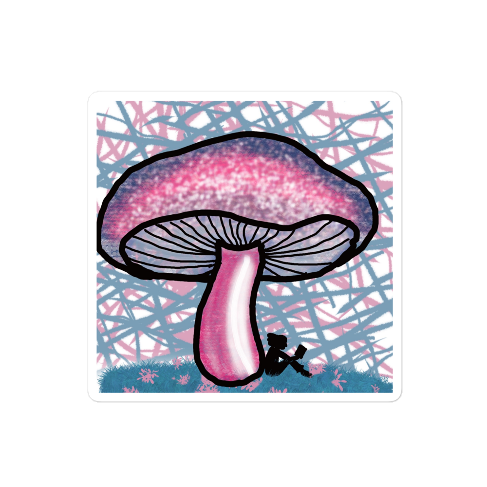 Daydream Mushroom Vinyl Sticker