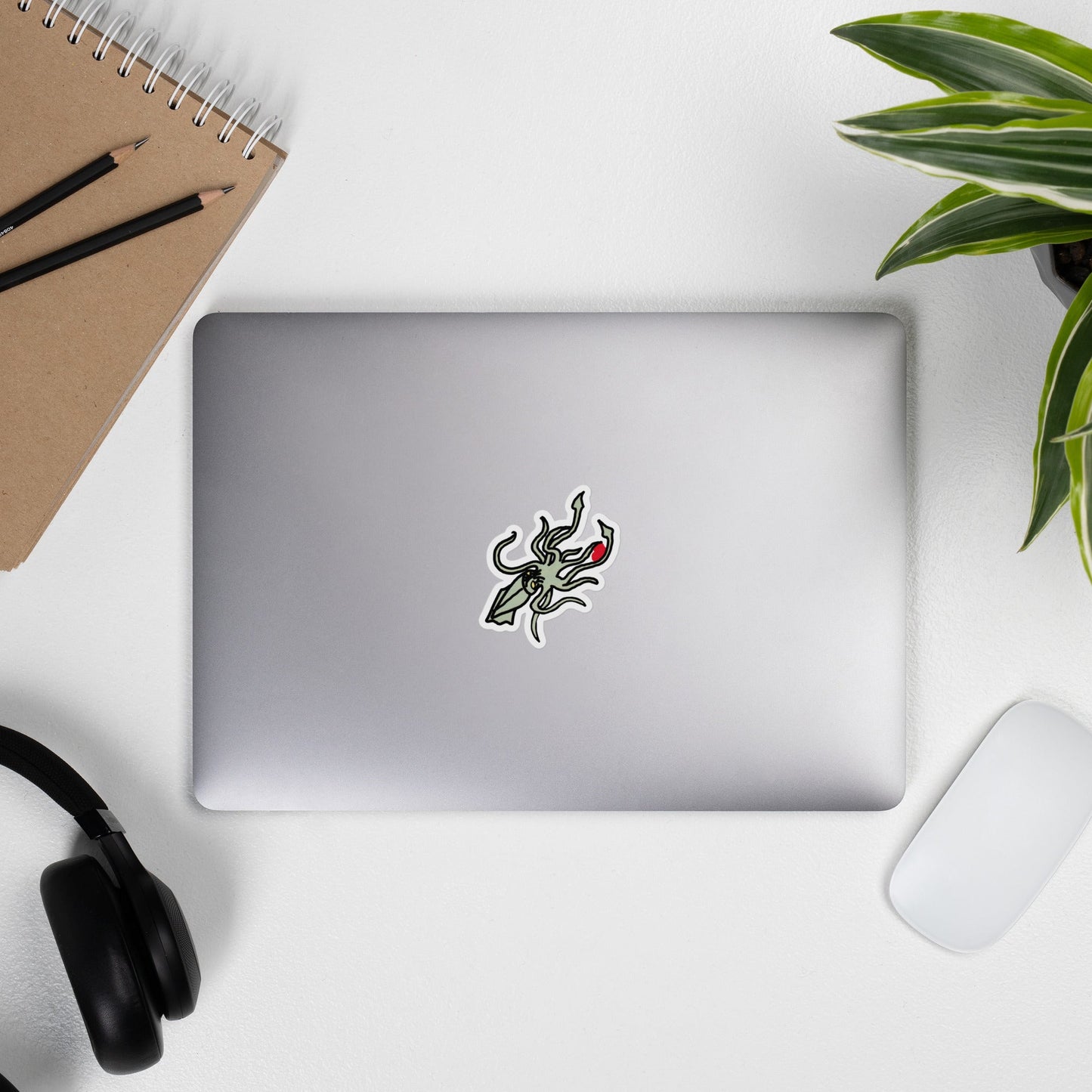 Kraken Heart Sticker - KolorsDesigns