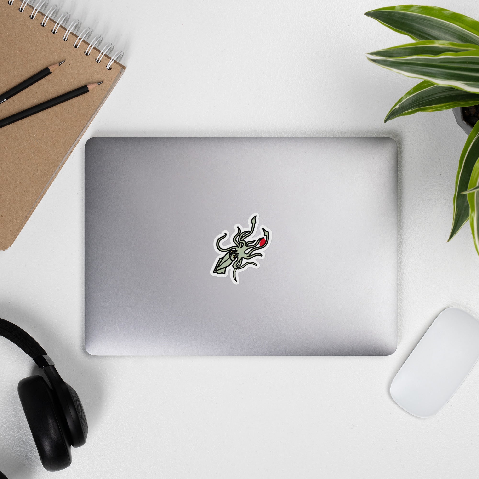 Kraken Heart Sticker - KolorsDesigns