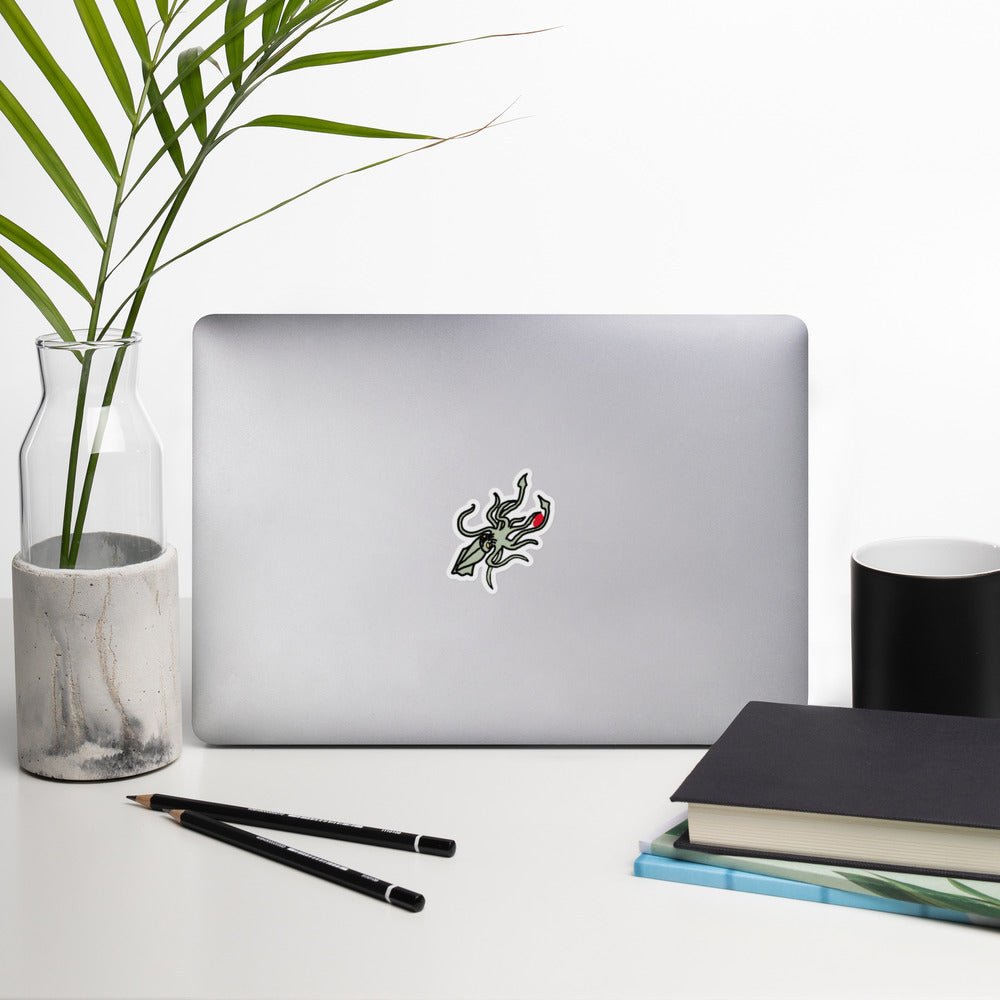 Kraken Heart Sticker - KolorsDesigns