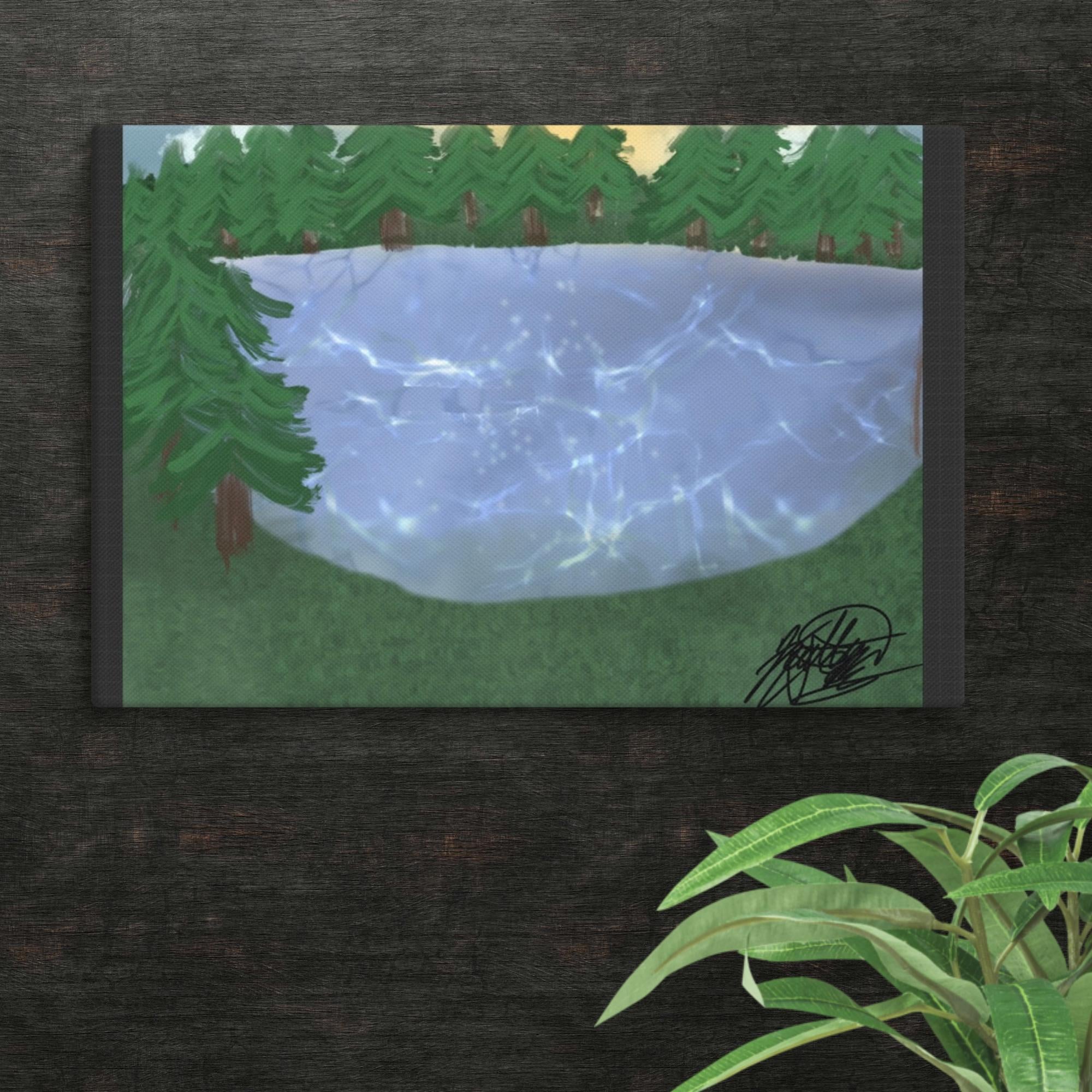 Lake View Canvas 8”x10” - KolorsDesigns