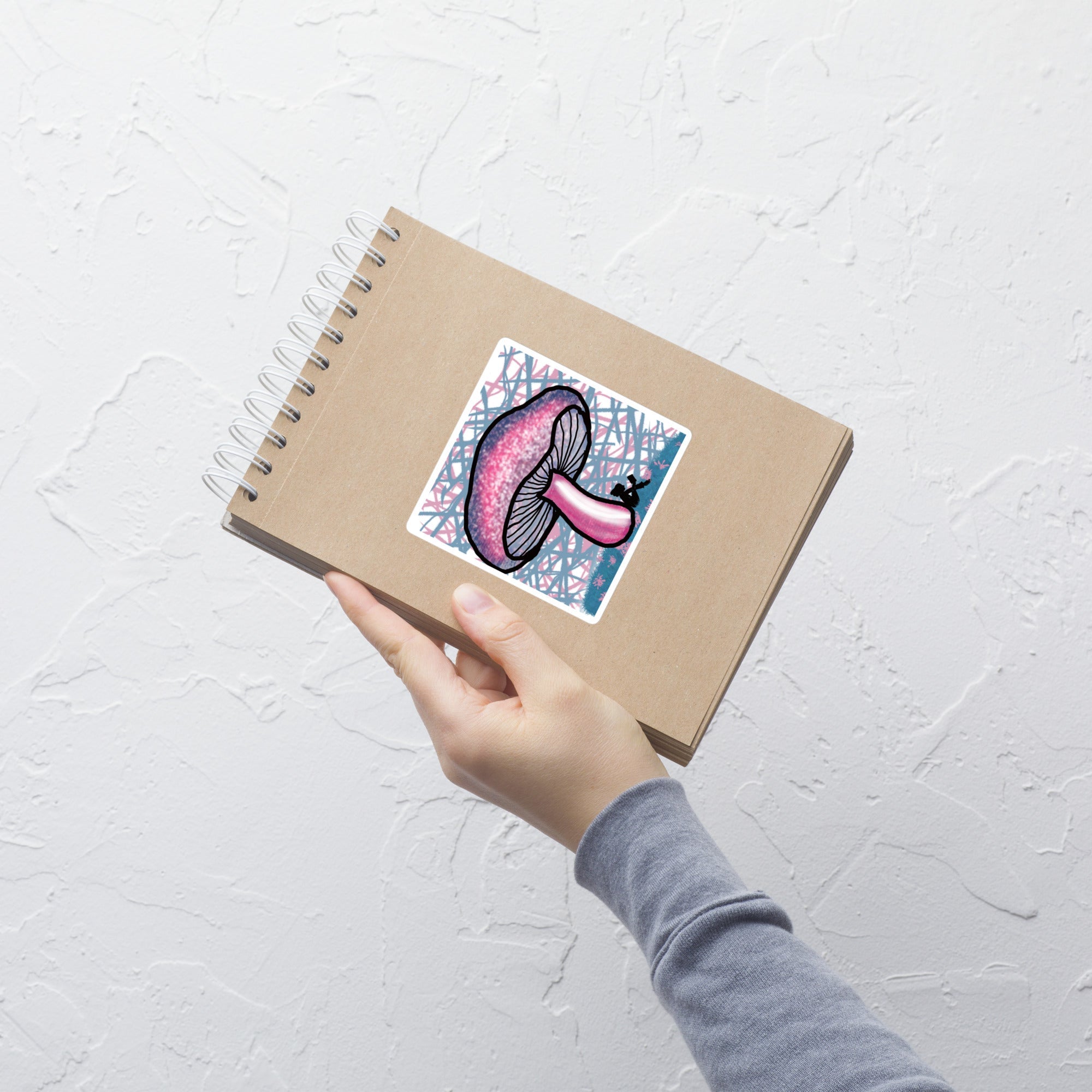 Mushroom Art Sticker - KolorsDesigns