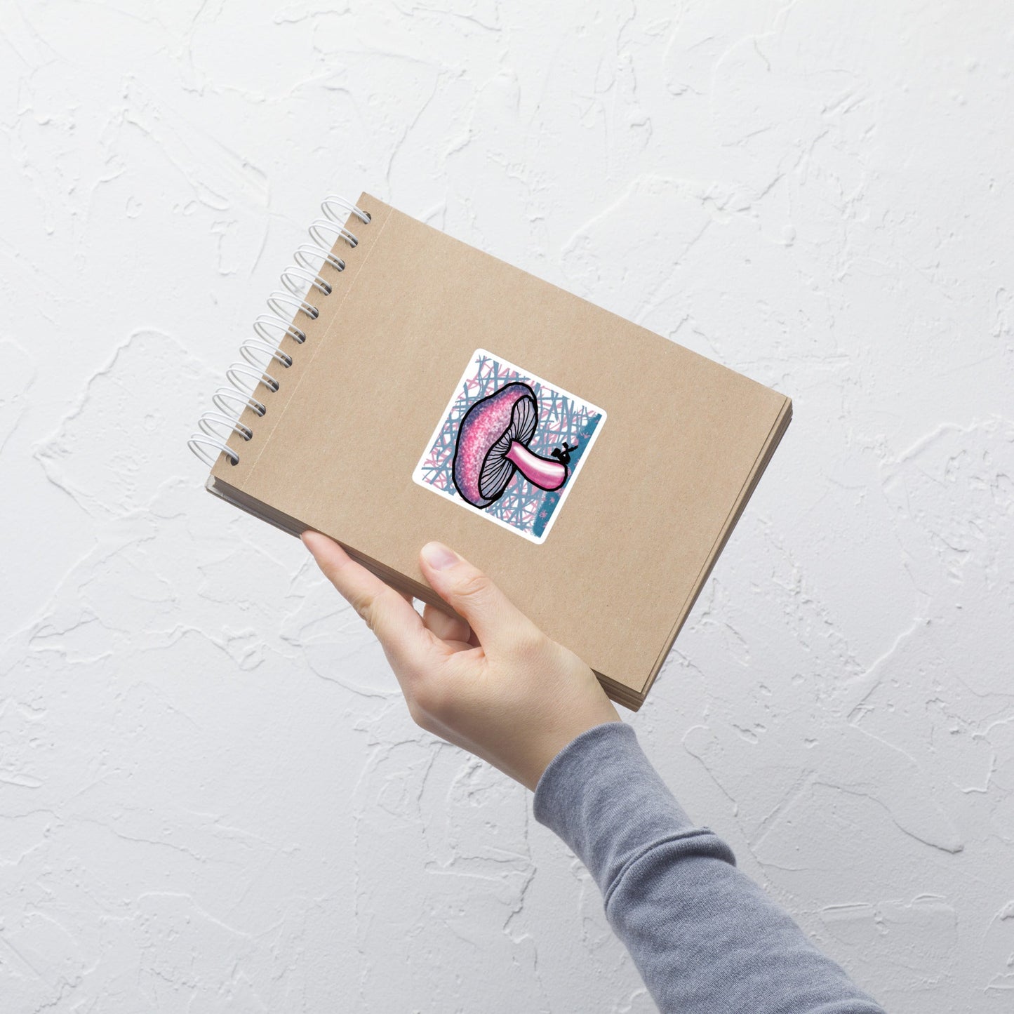 Mushroom Art Sticker - KolorsDesigns