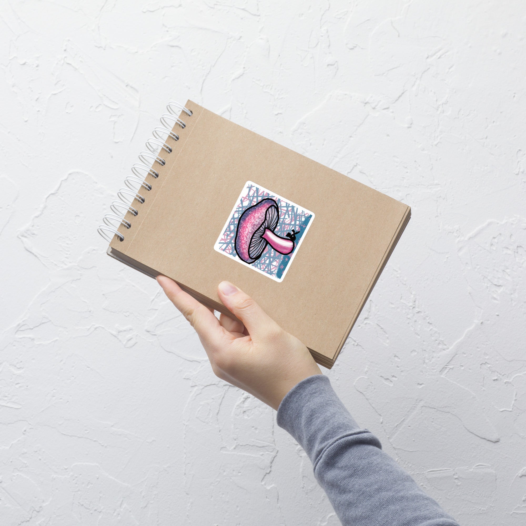 Mushroom Art Sticker - KolorsDesigns