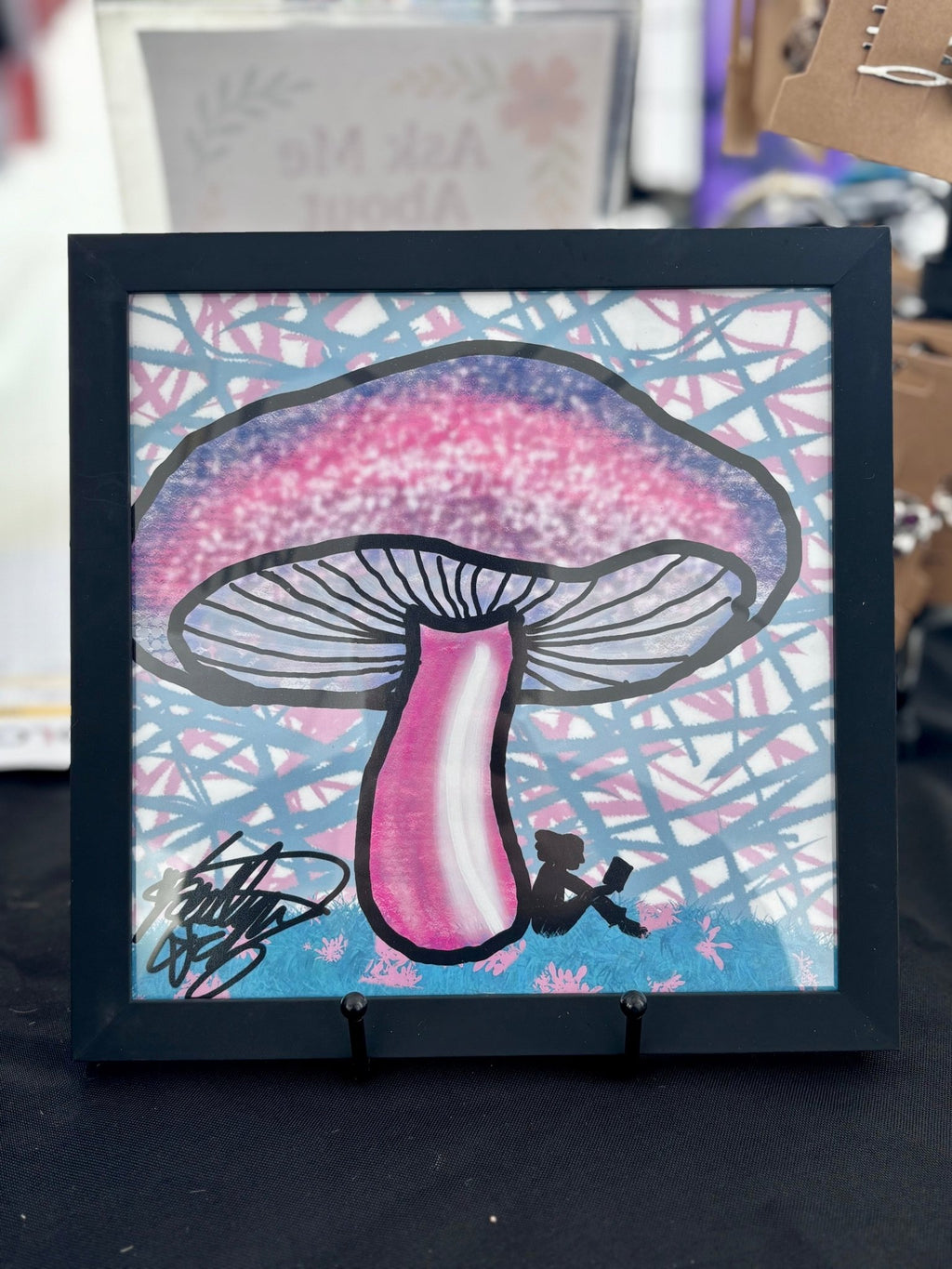 Mushroom Framed Print - KolorsDesigns