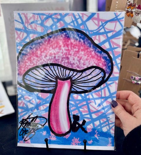 Mushroom Large Print - KolorsDesigns