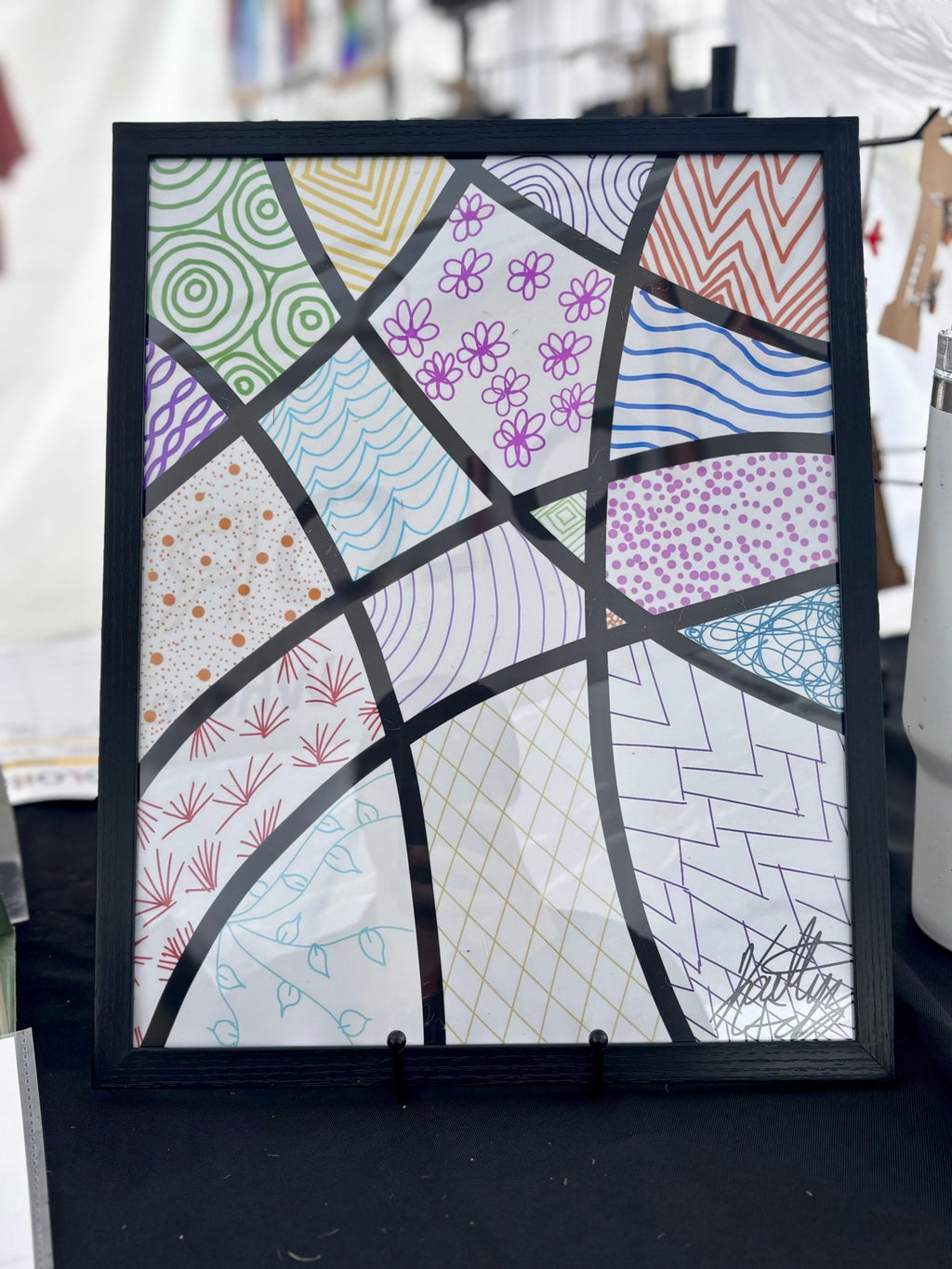 Organized Chaos Frame Print - KolorsDesigns