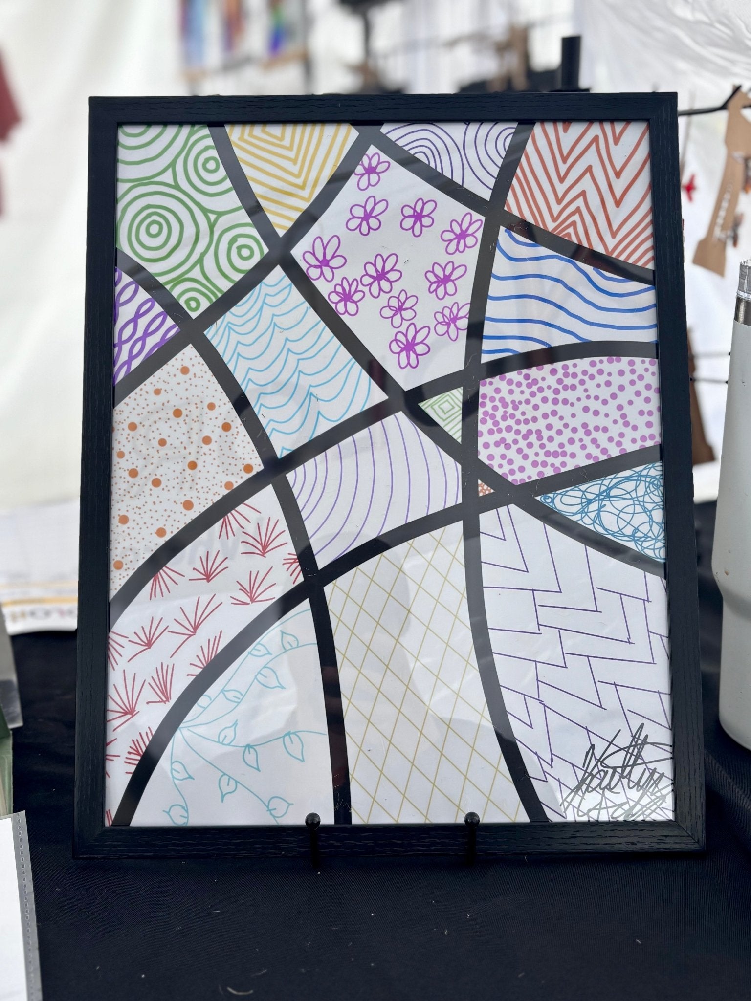 Organized Chaos Frame Print - KolorsDesigns