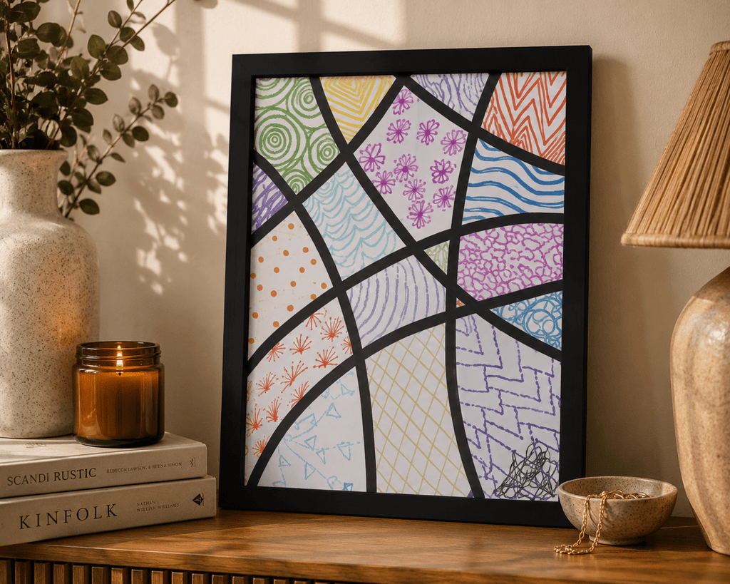Organized Chaos Frame Print - KolorsDesigns