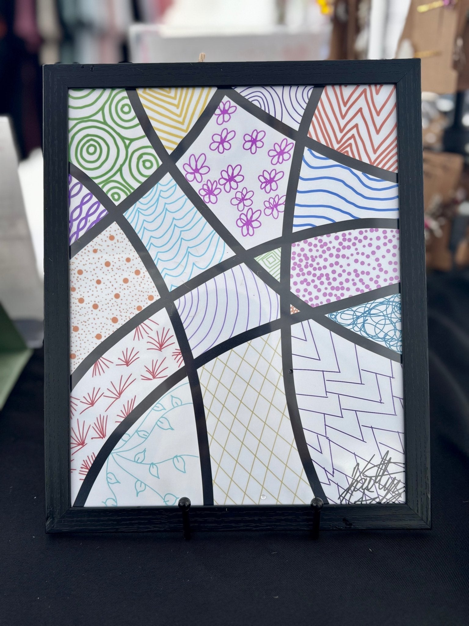 Organized Chaos Frame Print - KolorsDesigns