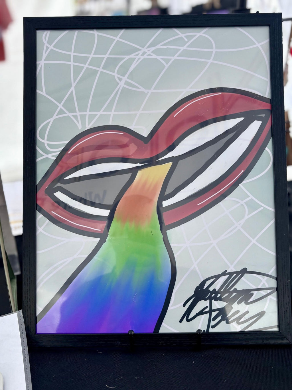 Rainbow Road Framed Print - KolorsDesigns