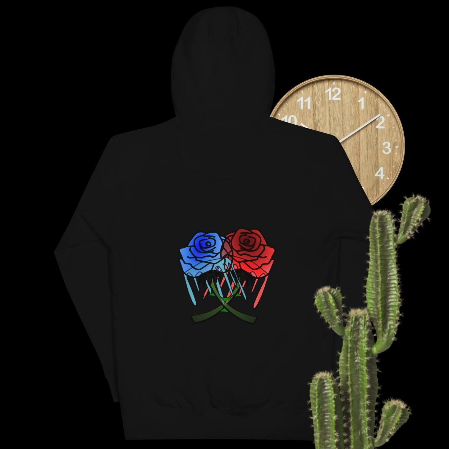 Rose Art Drip Hoodie - KolorsDesigns