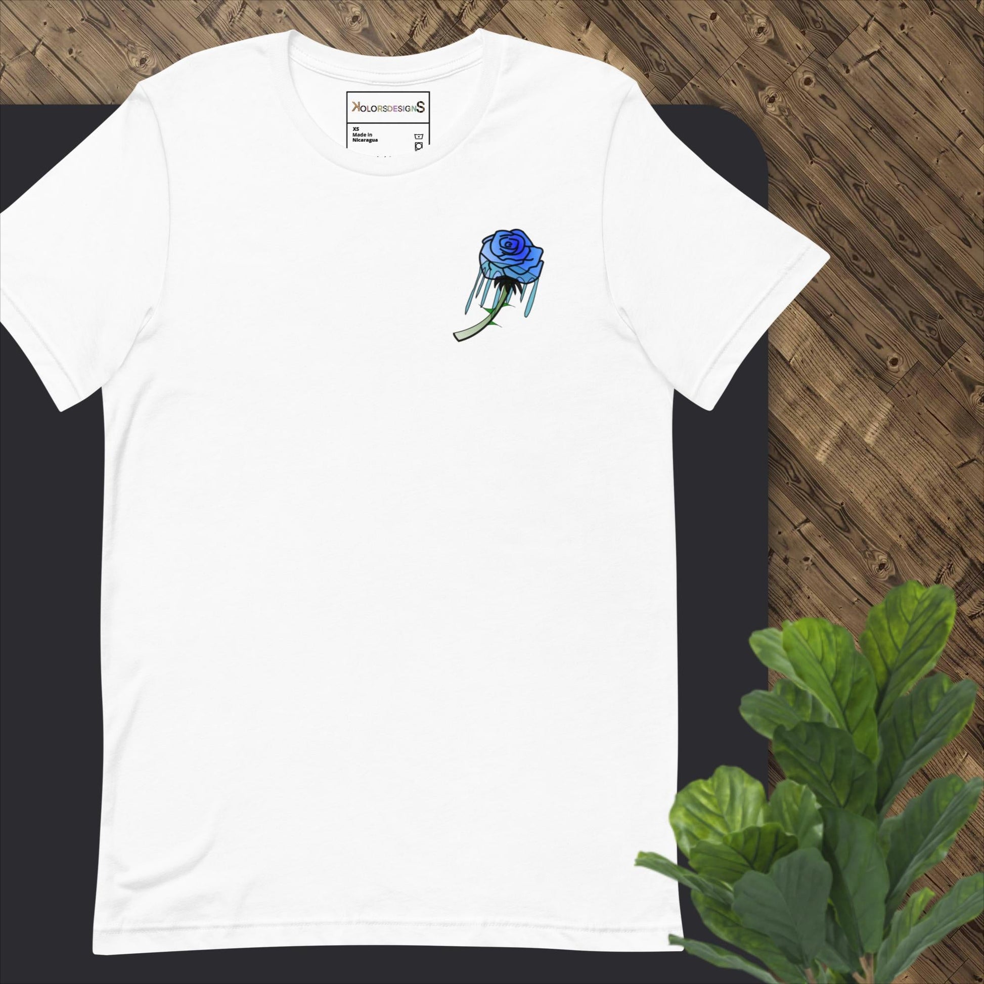 Rose Art Drip T-shirt - KolorsDesigns