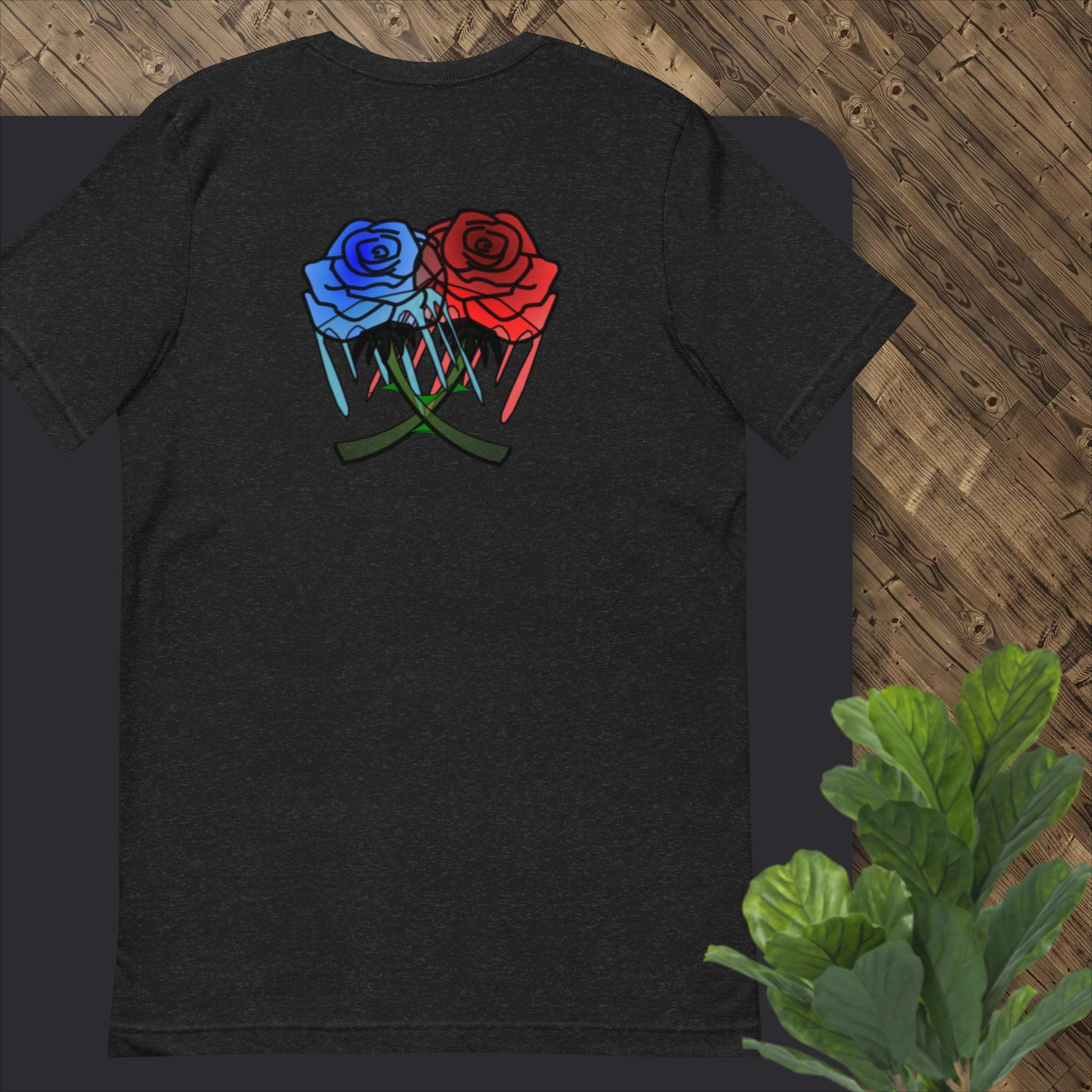 Rose Art Drip T-shirt - KolorsDesigns