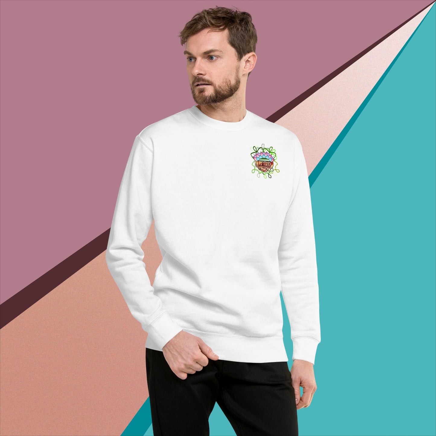 Roses Aren't Always Red Sweatshirt - KolorsDesigns