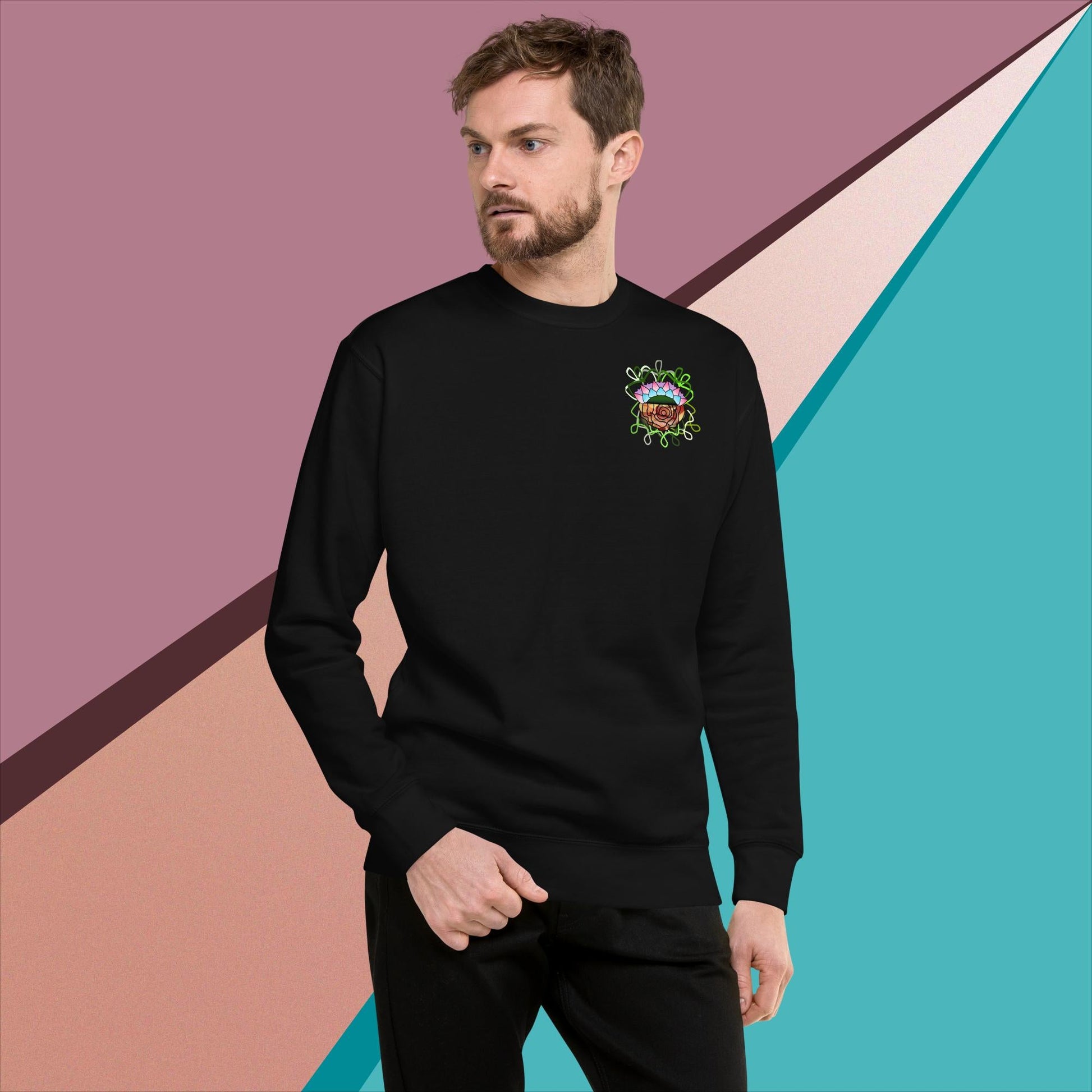 Roses Aren't Always Red Sweatshirt - KolorsDesigns