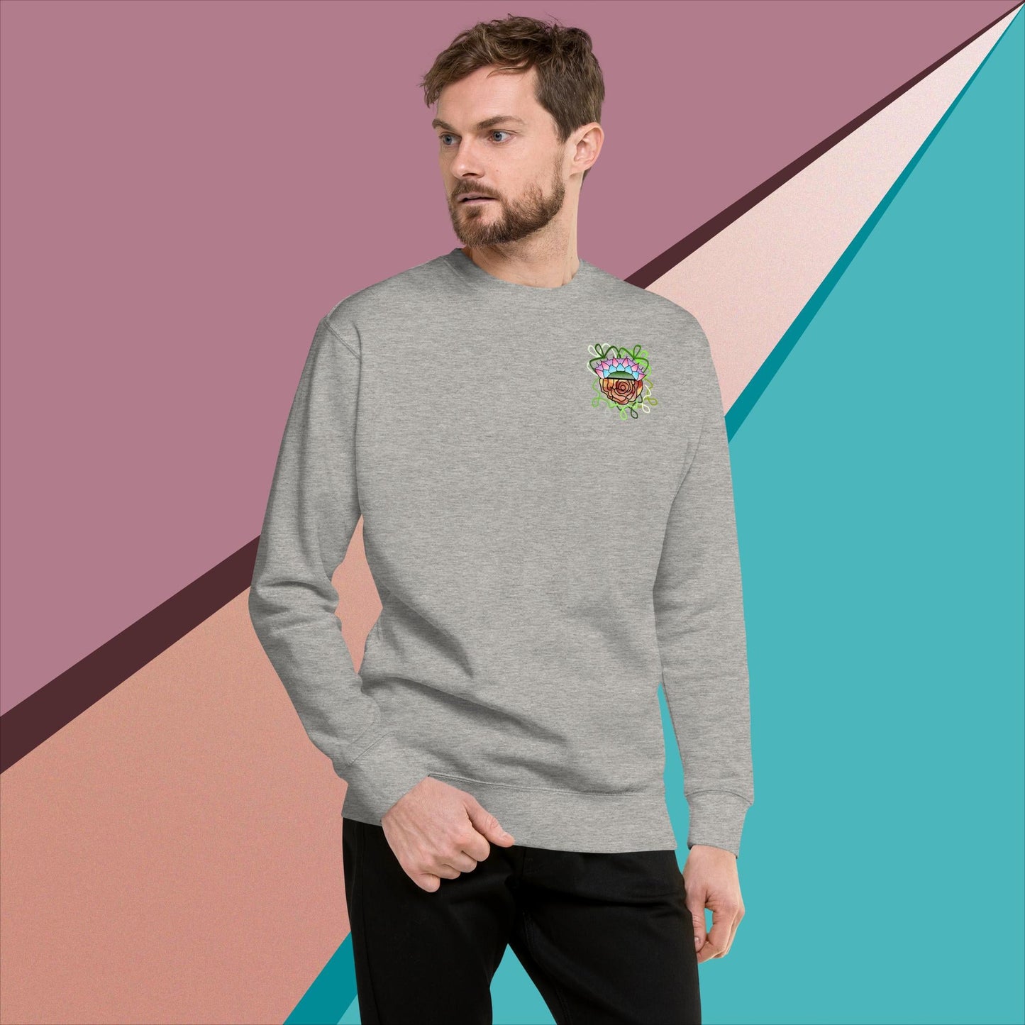 Roses Aren't Always Red Sweatshirt - KolorsDesigns