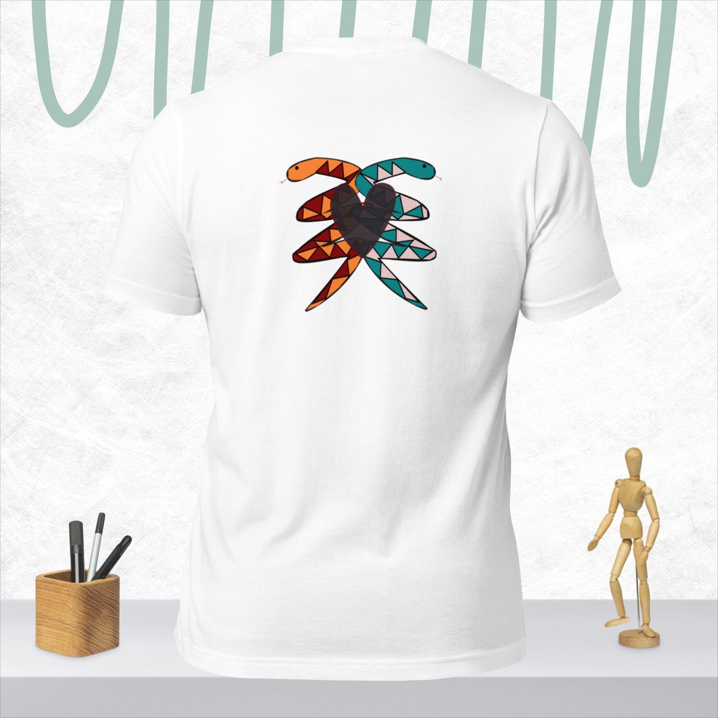 Snake Heart T-shirt - KolorsDesigns