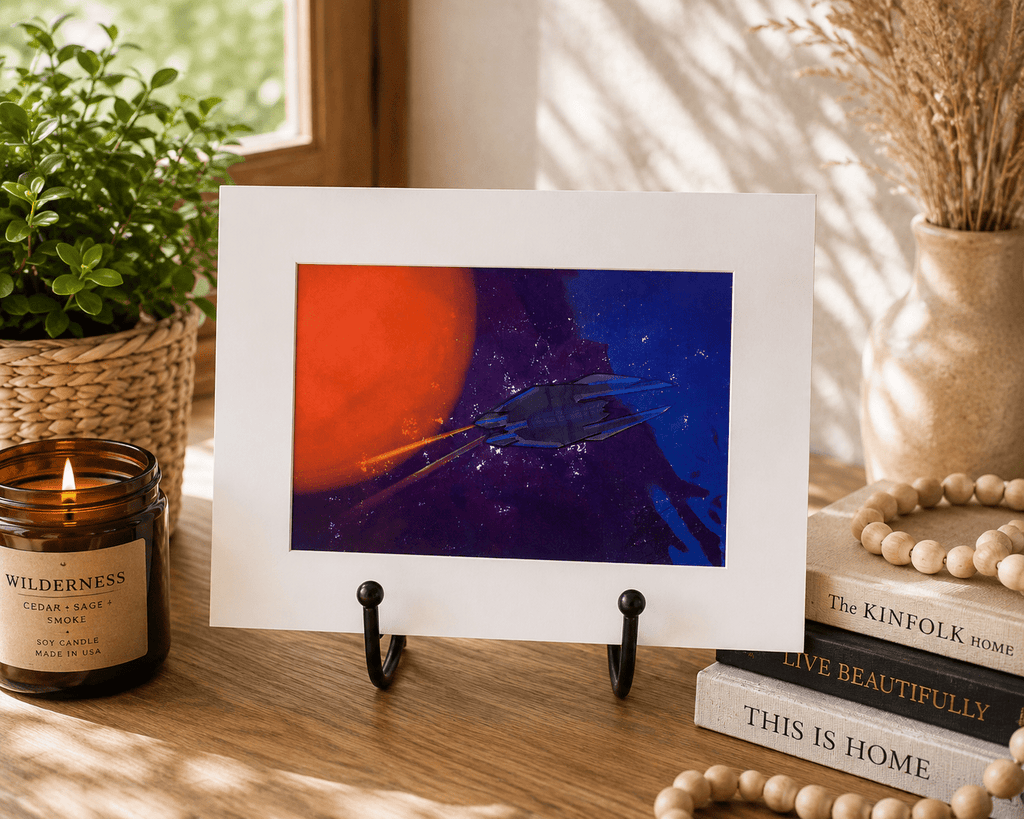 Starlight Escape Matted Print - KolorsDesigns