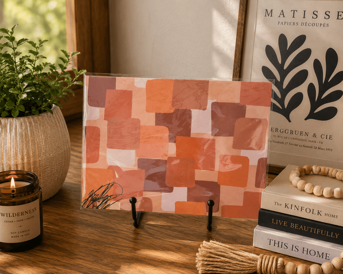 Terracotta Rhythm Print - KolorsDesigns